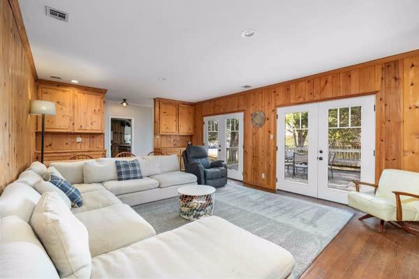 Living room with sectional